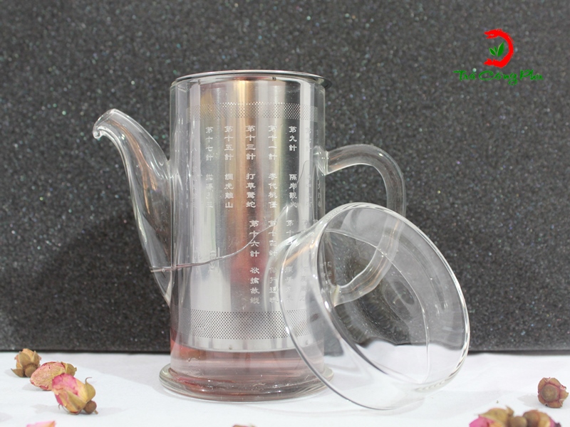 ấm thủy tinh inox chịu nhiệt