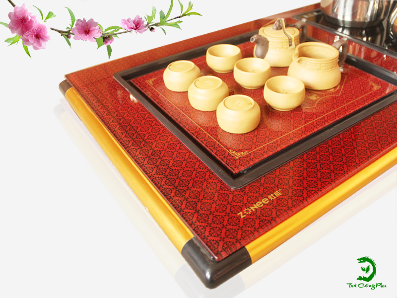 bàn trà kim ngọc đỏ