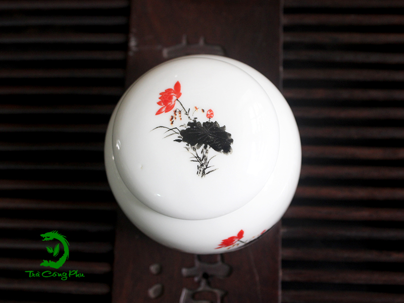 Bình đựng trà sứ - BDT14A